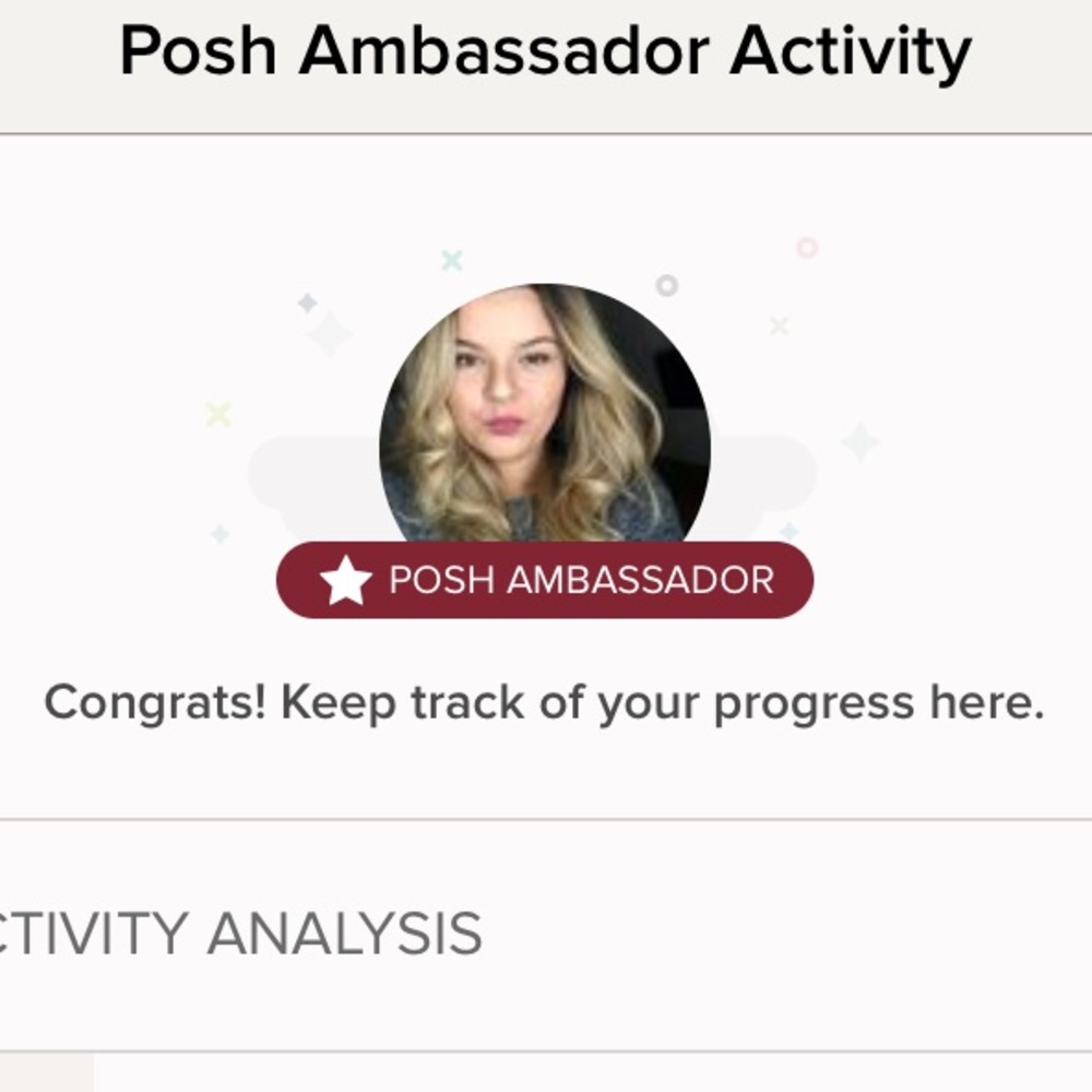 WOOHOO IM A POSH AMBASSADOR 🙌🏼🙌🏼